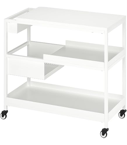 Amazon.co.jp: TROTTEN トロッテン ワゴン - チャコール 80x40 cm